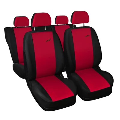 Produktbild von XR Universal Autositzbezüge - Polyester Komplettset Rot