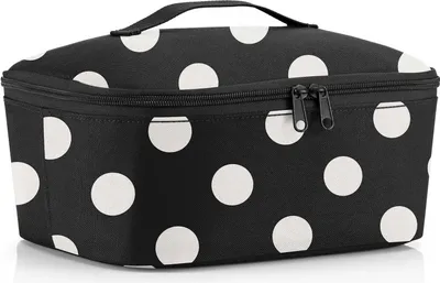 Zdjęcie produktu dla Reisenthel coolerbag M, Torba termiczna, 4,5 l, Czarny, Biały, Folia aluminiowa, 280 mm, 225 mm