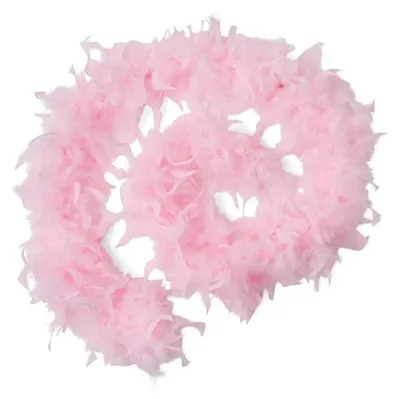 Federboa 2 m, rosa, für Kostüme & Deko