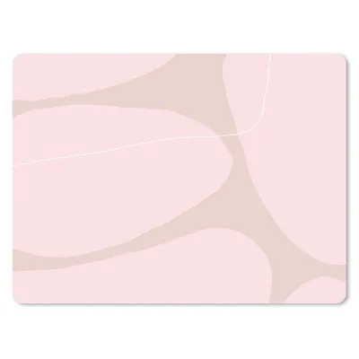 Produktbild von MuchoWow® Mauspad Mousepad Rosa - Geometrische Formen - Abstrakt 40x30 cm - Mousepads - Maus Mat - Pad - Mausunterlage - Anti Rutsch