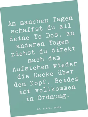 Produktbild von Mr. & Mrs. Panda Postkarte Spruch Tapferkeit im Alltag - Meeresbrise - Geschenk, Ruhe, Selbstfürsorge, Ansichtskarte, Grußkarte, Motivation, Postkarten, Ansichtskarten