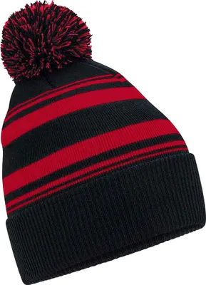 Produktbild von Beechfield - "Fan" Mütze für Herren/Damen Uni PC5536 (Einheitsgröße) (Schwarz/Rot)