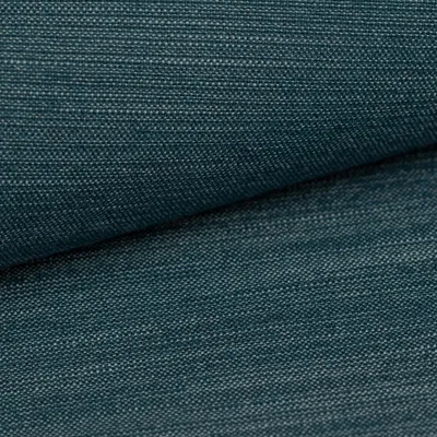 Produktbild von novely® exquisit TERRINO Polsterstoff - Schwer Entzündbarer Melange Möbelstoff - XXL Volumen Unterfütterung - Pflegeleichte Meterware 1lfm - Farbe: 15 Petrol