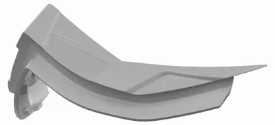 Produktbild von Airoh Nasenspoiler Aviator Ace 2, grau