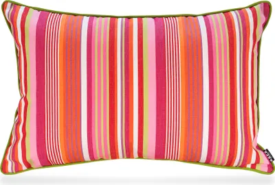 Produktbild von H.O.C.K. Yucatan Outdoor Kissen mit Keder 60x40cm pink stripes sun