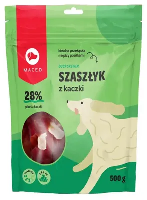 Immagine prodotto di MACED Spiedini di anatra - Premietto per cani - 500g
