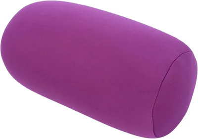 Imagen del producto de Almohada de apoyo para el cuello, redonda, con microbolas, de 15x10 cm, ideal para viajes