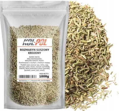 Zdjęcie produktu dla ROZMARYN 1kg Suszony aromatyczny naturalny przyprawa wysoka jakość Kol-Pol