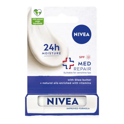 Obrázek produktu pro Nivea Pielgnujca pomadka do ust Med Repair, 4.8g