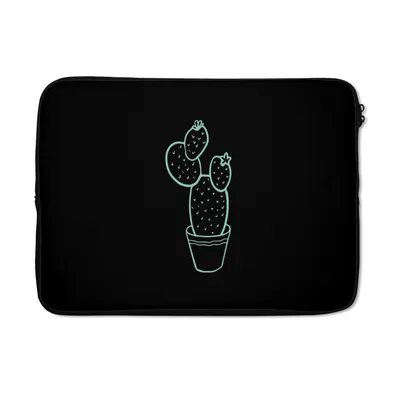 Produktbild von MuchoWow® Laptop Hülle 14 ZollSommer - Kaktus - Pastell Laptoptasche - Laptoptasche - Stoßsicher - Schutzhaube