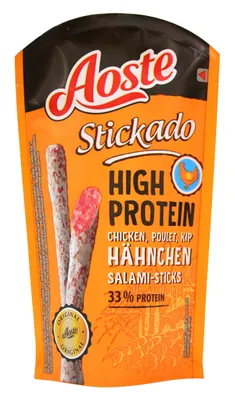 Immagine prodotto di Aoste Stickado Pollo ad alto contenuto proteico 12 x 60 g