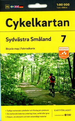 Produktbild von Cykelkartan Blad 7 Sydvästra Småland 1:90000