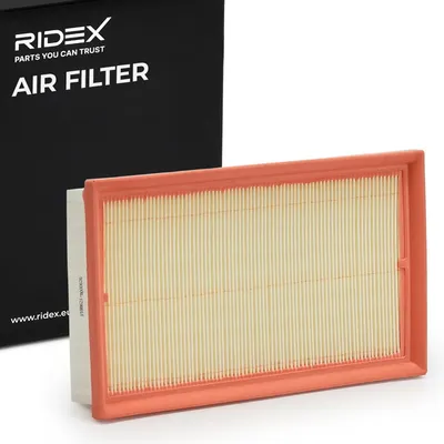 Produktbild von RIDEX 8A0012 Luftfilter für FORD Focus II Schrägheck (DA, HCP, DP) Rechteckig