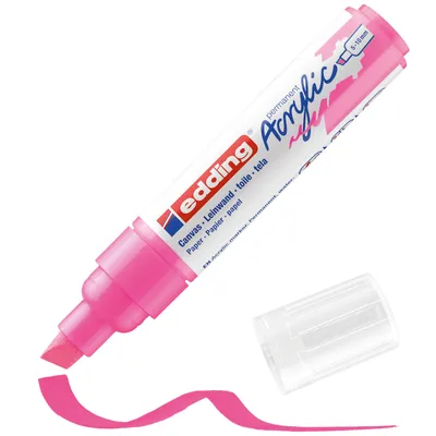 Produktbild von Edding 5000, 1 Stück(e), Pink, Meißel, Pink, 1 cm