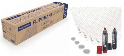 Obrázek produktu pro magnetoplan 1227302 magnetoplan flipchart startovací sada, 11 kusů