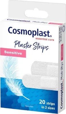 Produktbild von Cosmoplast Sensitive Schnellreißverschlussverbände 20 Stück