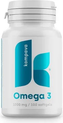 Productafbeelding van Kompava Omega-3, 1000 mg / 100 capsules