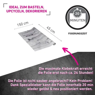 Produktbild von Klebefolie Schieferoptik - 45x150cm