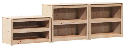 Image de Meuble de cuisine d'extérieur MEPPEL 3 pcs Douglas Naturel