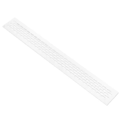 Zdjęcie produktu dla Kratka wentylacyjna meblowa biała 60x480 mm kratka meblowa biała