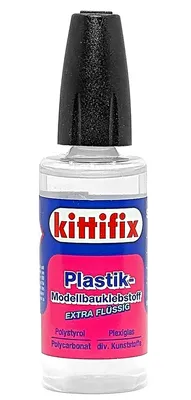 Produktbild von Kittifix Plastik Modellbauklebstoff extra flüssig 26g
