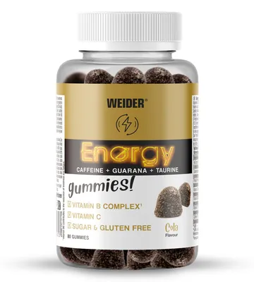 Immagine prodotto di Weider Energy Gummies (80) Cola - Pre-allenamento - Stimolante pre-allenamento