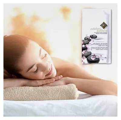 Produktbild von Coolike Oshibori Wellness-Tücher | Frottee-Tücher zur Erfrischung | 10 Stück im hygienischen Einzelsachet mit Zipp-Verschluss