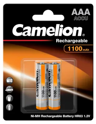 Zdjęcie produktu dla Camelion | AAA/HR03 | 1100 mAh | Akumulatory Ni-MH | 2 szt.