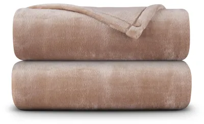 Productafbeelding van Pluizige deken "Cashmere Touch", 200x220 cm - Kameelbruin (R)