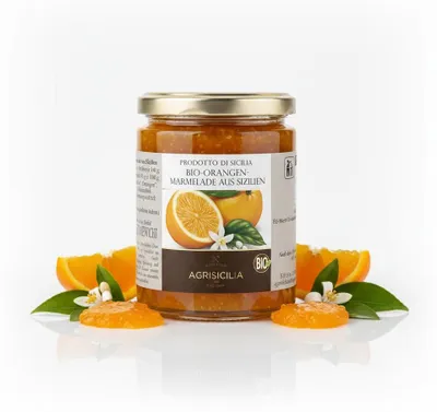 Produktbild von Agrisicilia Sizilianische Orangen-Marmelade ab 360g - 3 Gläsern