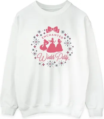 Produktbild von Disney - "Princess Winter Party" Sweatshirt für Damen BI33182 (S) (Weiß)
