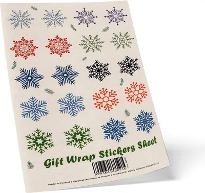Produktbild von Weihnachtsaufkleber-Set 006 Aufkleber für die Dekoration von Geschenken und Briefumschlägen