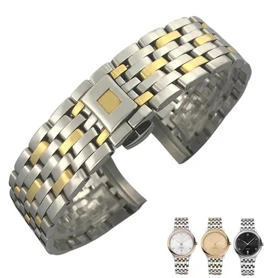 Immagine prodotto di Elegante cinturino in acciaio inossidabile, da 16 mm a 20 mm, compatibile con orologi Omega