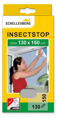 Zdjęcie produktu dla Moskitiera Schellenberg 130x150cm z taśmą mocującą biała