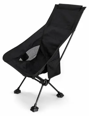Produktbild von EVOCAMP Campingstuhl faltbar, Outdoor-Stuhl mit breiten Standfüßen, 1,2 kg leicht, mit Getränkehalter & Seitentasche, bis 150 kg