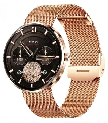 Immagine prodotto di INF T93 Smartwatch compatibile con Da Fit - 1.43 inch AMOLED 466466, IP68, 120+ modalità sportive, batteria 280mAh Oro