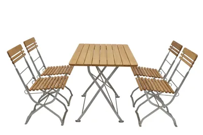 Produktbild von Biergarten Garnitur 5-teilig Robinie
