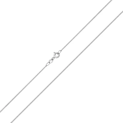 Produktbild von Wunderschön 9 Karat (375) Weißgold Damen - Panzer Kette - 51cm; TRS14759L209KW