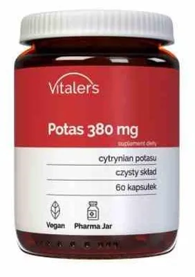 Produktbild von Vitaler's Kalium 380 mg 60 Kapseln