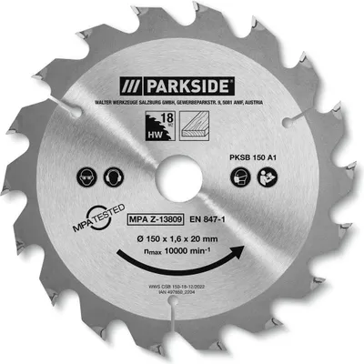 Obrázok produktu pre Kotúčová píla PARKSIDE® 150 mm (18 zubov)