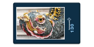 Produktbild von hansepuzzle 18239 - Chiangmai Puzzle, 130 Teile, Reisen, 28,7 x 20,0cm mit hochwertiger Aufbewahrung, Kartonbox und wiederverschließbarem Beutel