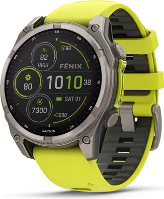 Obrázek produktu pro Garmin 010-02906-21  Watch fenix 8 Solar Sapphire crystal silicone strap 47mm