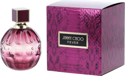 Productafbeelding van Jimmy Choo Fever, parfum voor dames, 100 ml, niet navulbaar, geurnoten: grapefruit, litsji, pruim, heliotroop, jasmijn, orchidee, benzoë, sandelhout, tonkaboon