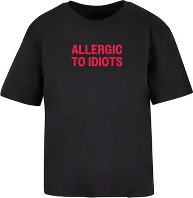 Obrázok produktu pre Pánské tričko Urban Classics Allergic To Idiots Tee black - M