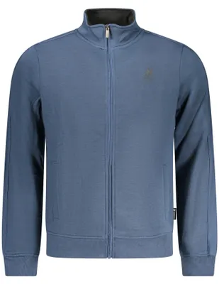 Produktbild von Fleecejacke Herren Blau: Langarm, gefüttert, mit Reißverschluss