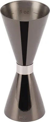Obrázok produktu pre Cocktail Jigger Double Ended 304 Bar Merací pohár z nehrdzavejúcej ocele so stupnicou pre domácu párty Black