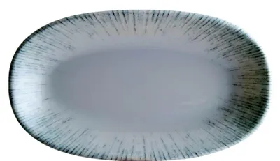 Imagen del producto de Plato gourmet oval Iris, 34x19 cm, juego de 6 unidades