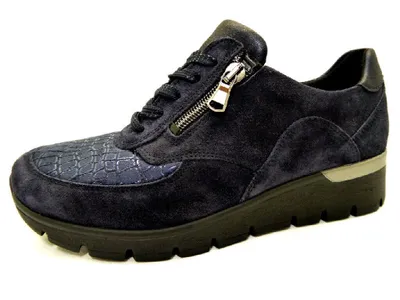 Produktbild von Waldläufer Freizeit Schnürer für Damen in blau blau 236-80-01979