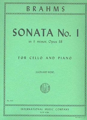 Produktbild von Sonata e minor op.38,1 for violoncello and piano