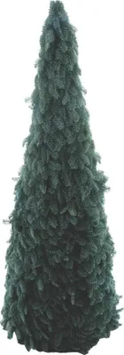 Produktbild von artplants.de Schmale Deko Blautanne NOBINIA, grau-blau, 180cm - Kunsttanne
